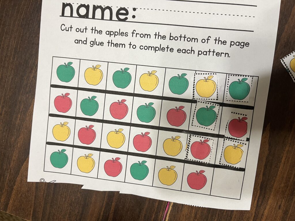 A is for Apple (preschool) – Learning With My Boys
