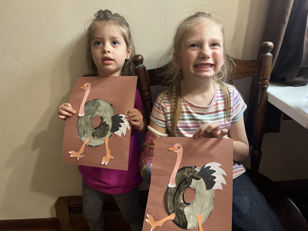 O is for Ostrich (preschool)