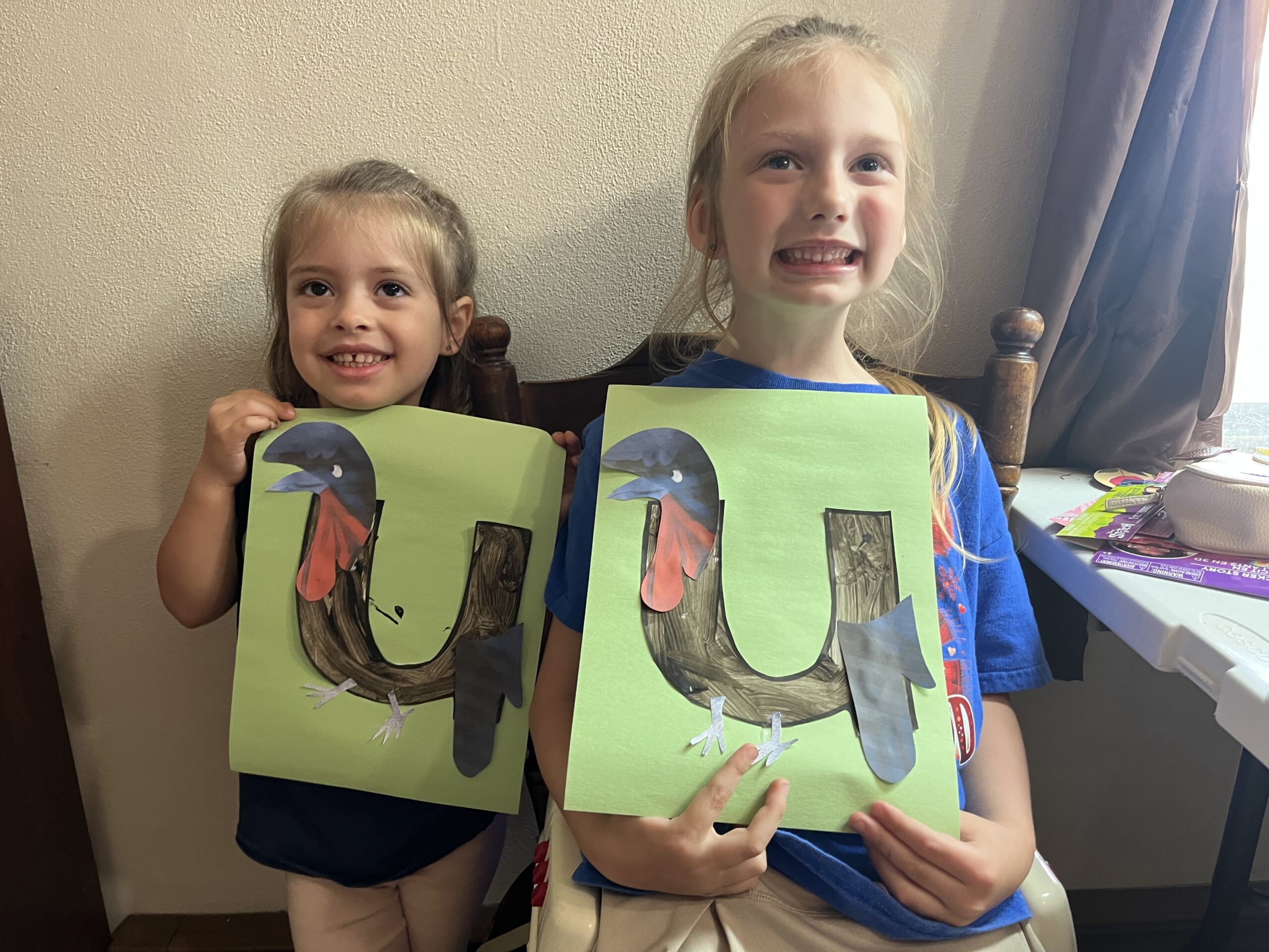 U is for Umbrellabird (preschool)