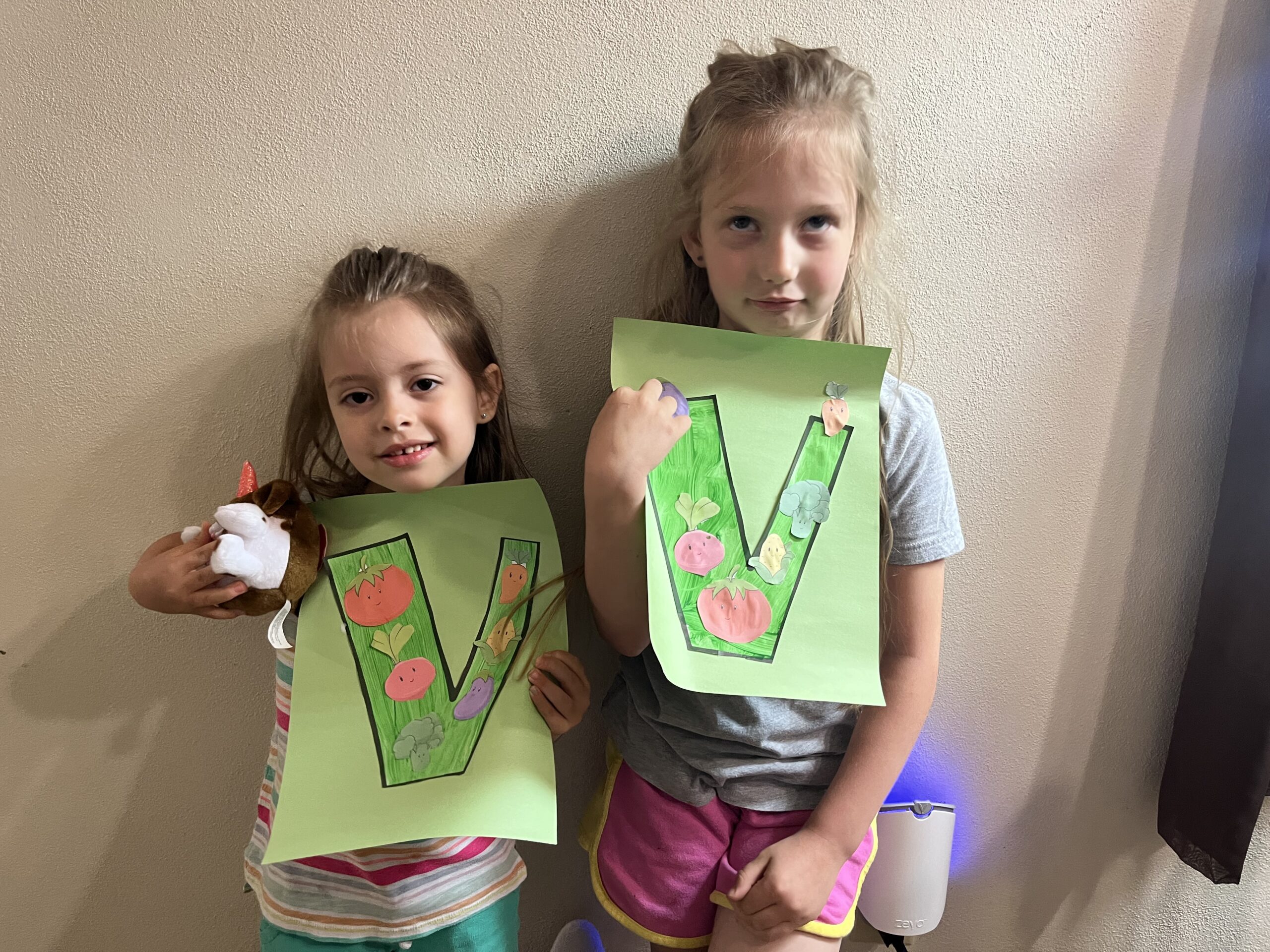 V is for Vegetable (preschool)